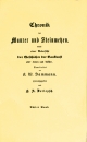 Chronik der Maurer und Steinmetzen - H.A. Berlepsch