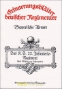 Erinnerungsblätter deutscher Regimenter - Bayerische Armee: Das K. B. 22. Infanterie-Regiment Fürst Wilhelm von Hohenzollern